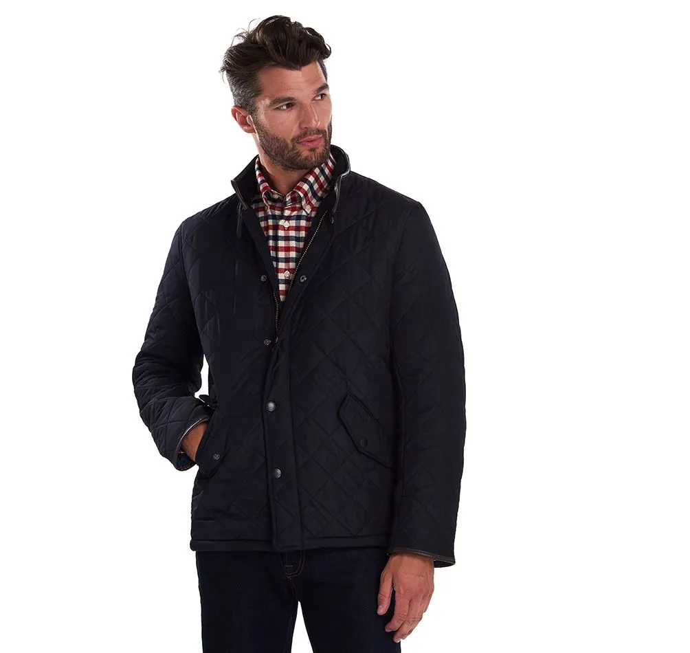 Powell Quilted Jacket in Navy by Barbour