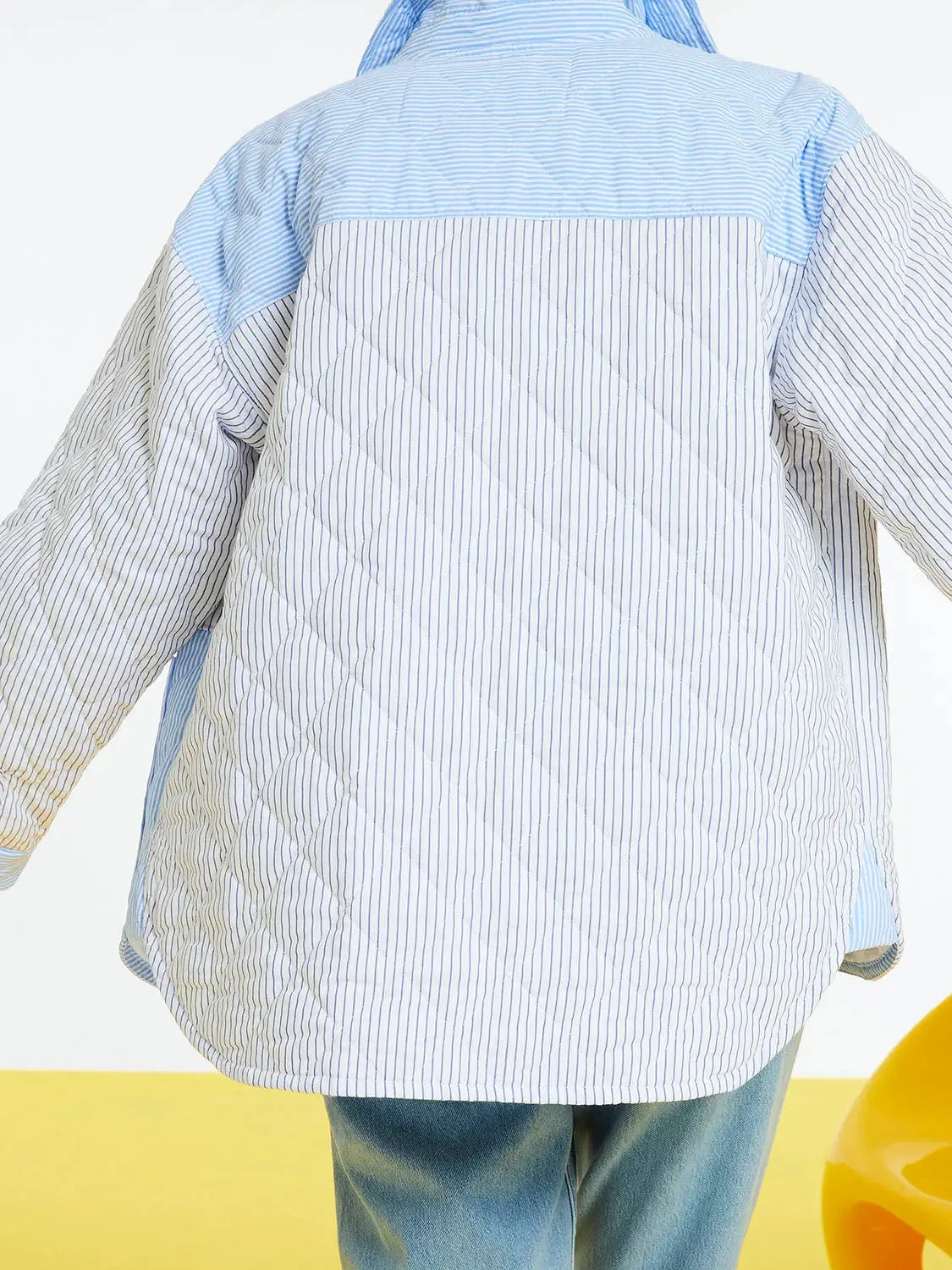 Quilted Casual Snap Jacket