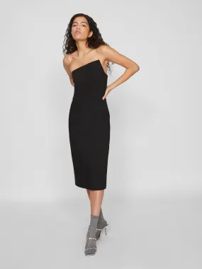 Rae Corsage Midi Dress (Black)