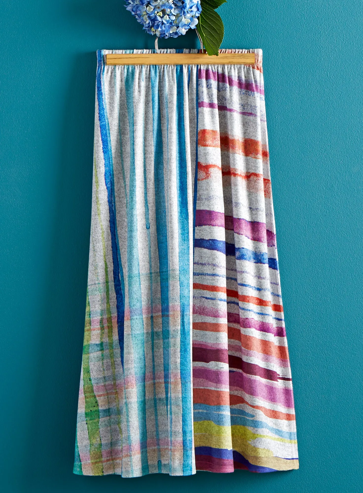 Rainbow Mountain Midi Skirt FINAL SALE (No Returns)