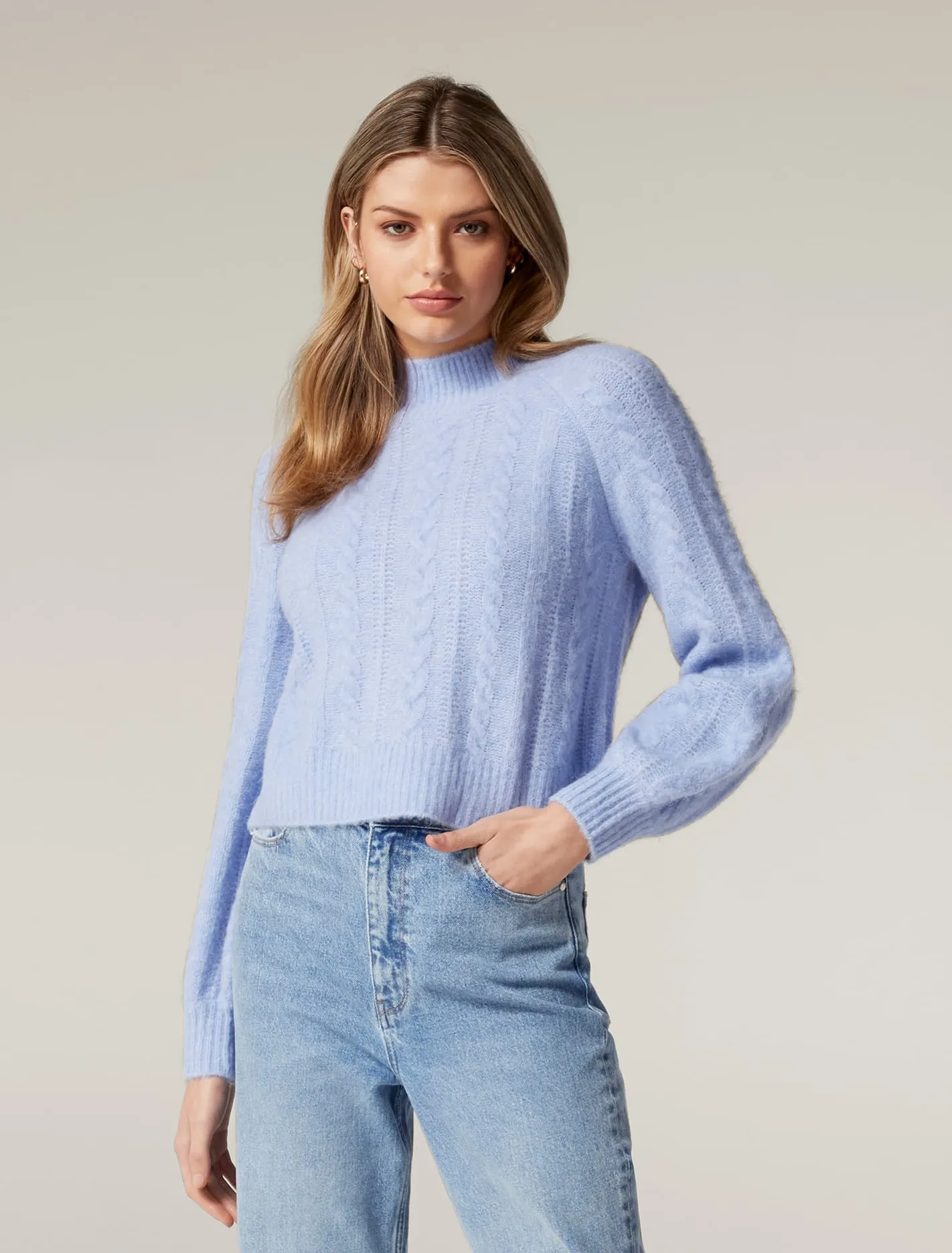 Roxy Petite Cable Knit Jumper