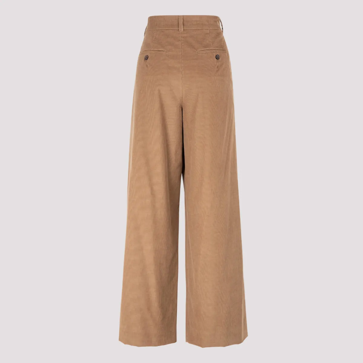 'S Max Mara Wide-Leg Corduroy Trousers