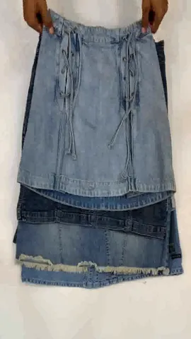 SD-Y2k Denim Midi Skirts (SR-427)