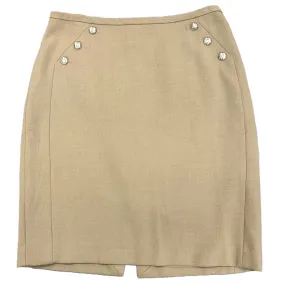 Skirt Midi By White House Black Market In Tan, Size: S