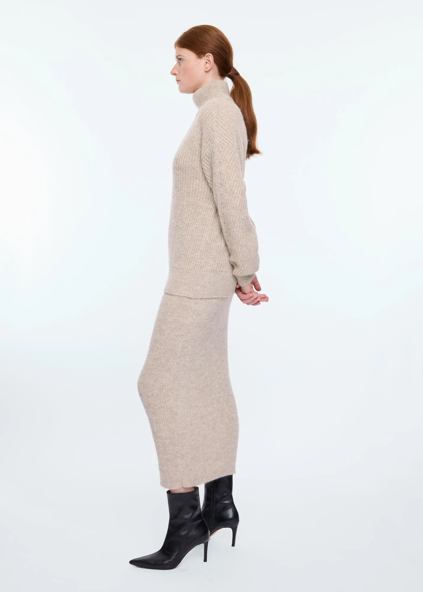 Soft knit skirt