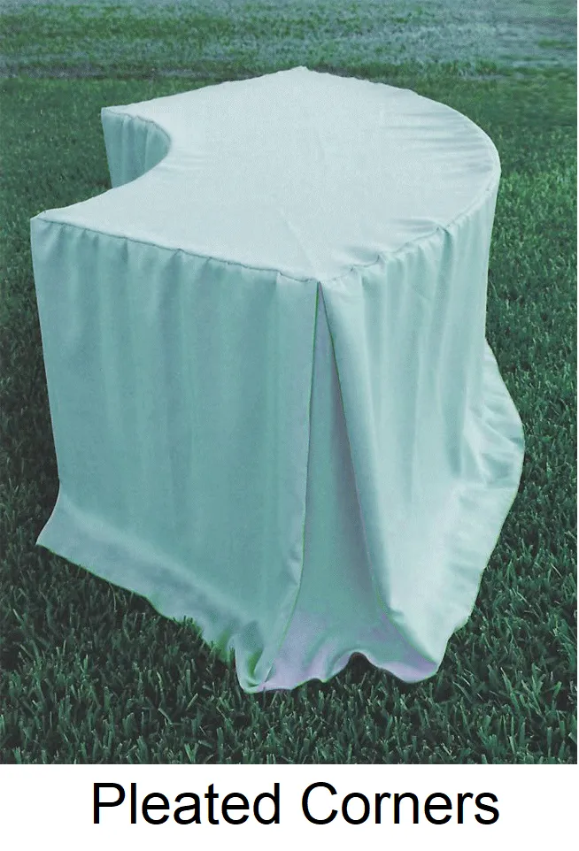 Spun Poly Fitted 6030 Serpentine Tablecloth