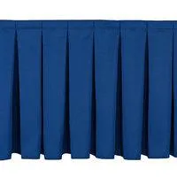 Spun Poly Stage Skirt Box Pleat