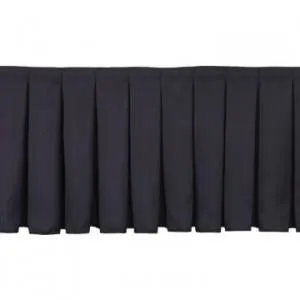 Spun Poly Stage Skirt Box Pleat