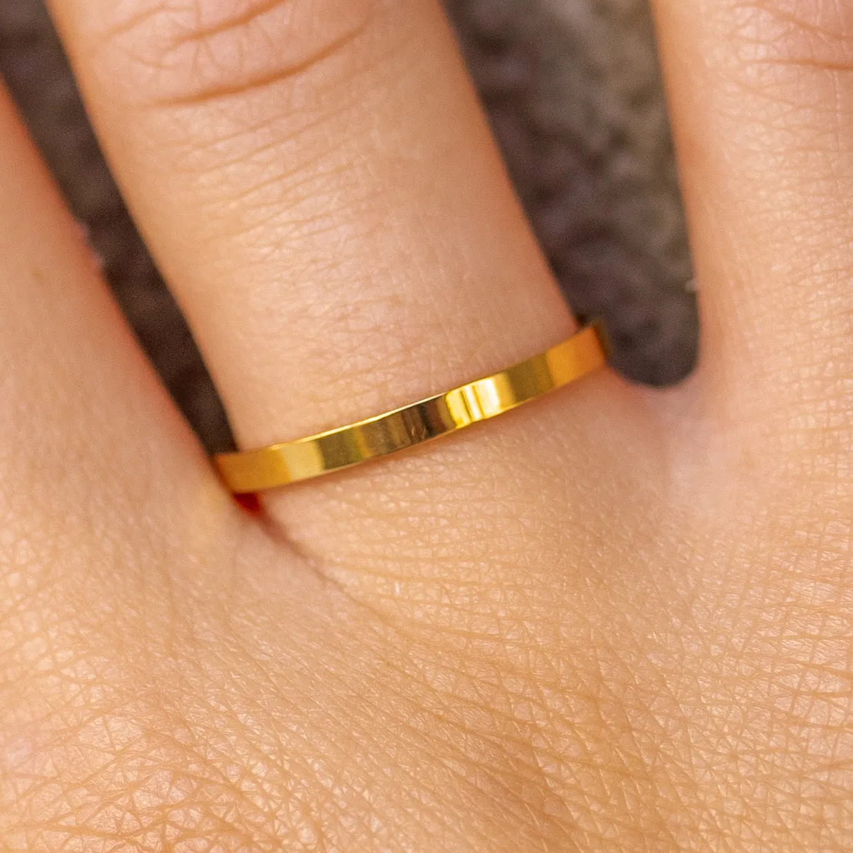 Staple Ring Gold