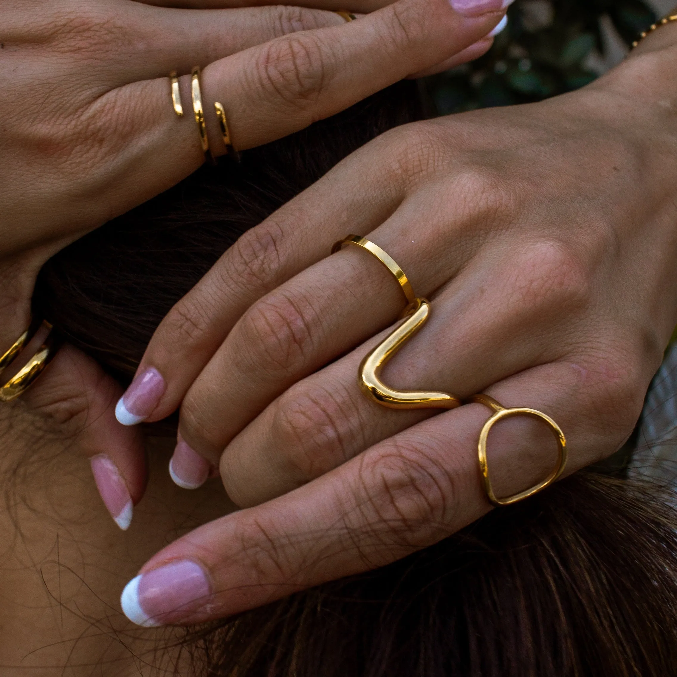 Staple Ring Gold