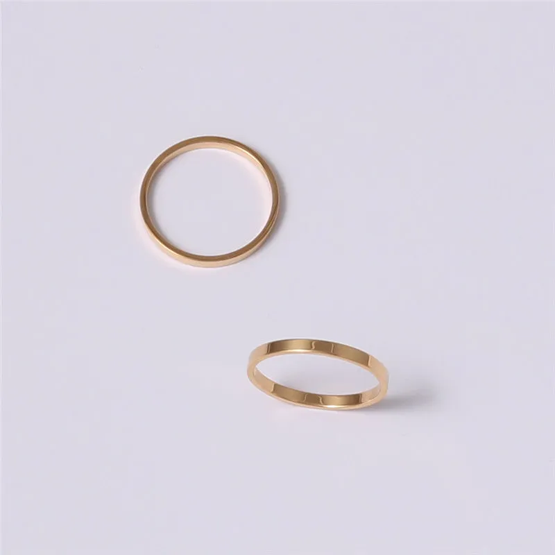 Staple Ring Gold