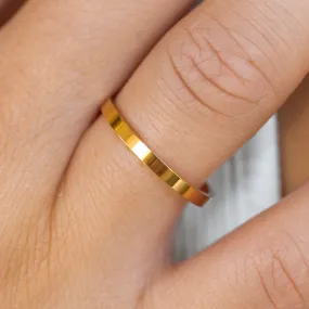 Staple Ring Gold