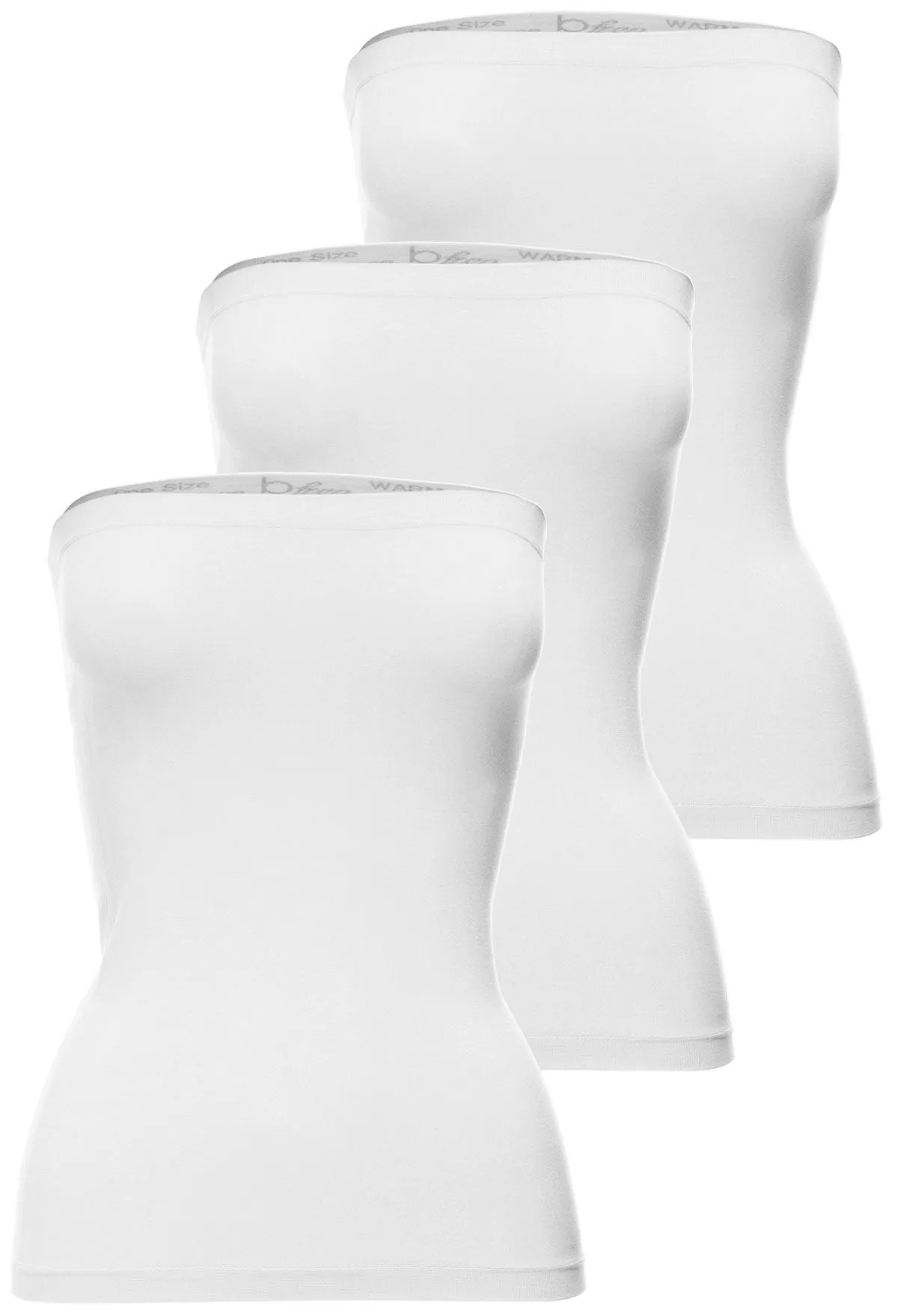 Strapless Tube Top/Skirt - 3 Pack