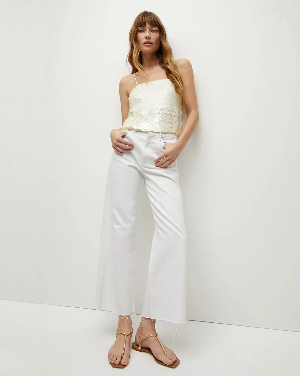 Taylor High Rise Wide Leg Cropped Jean