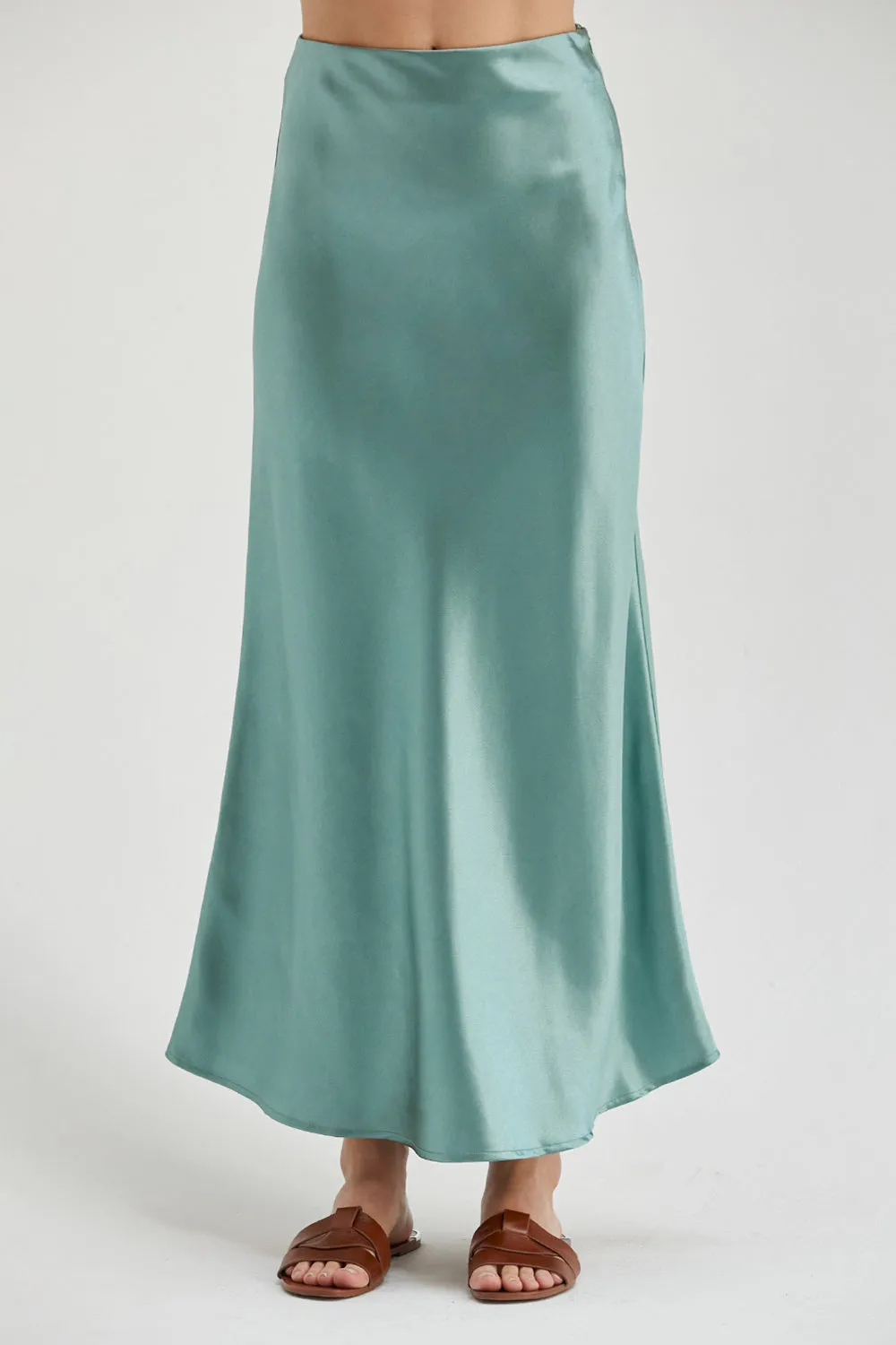 Teal Midi Skirt