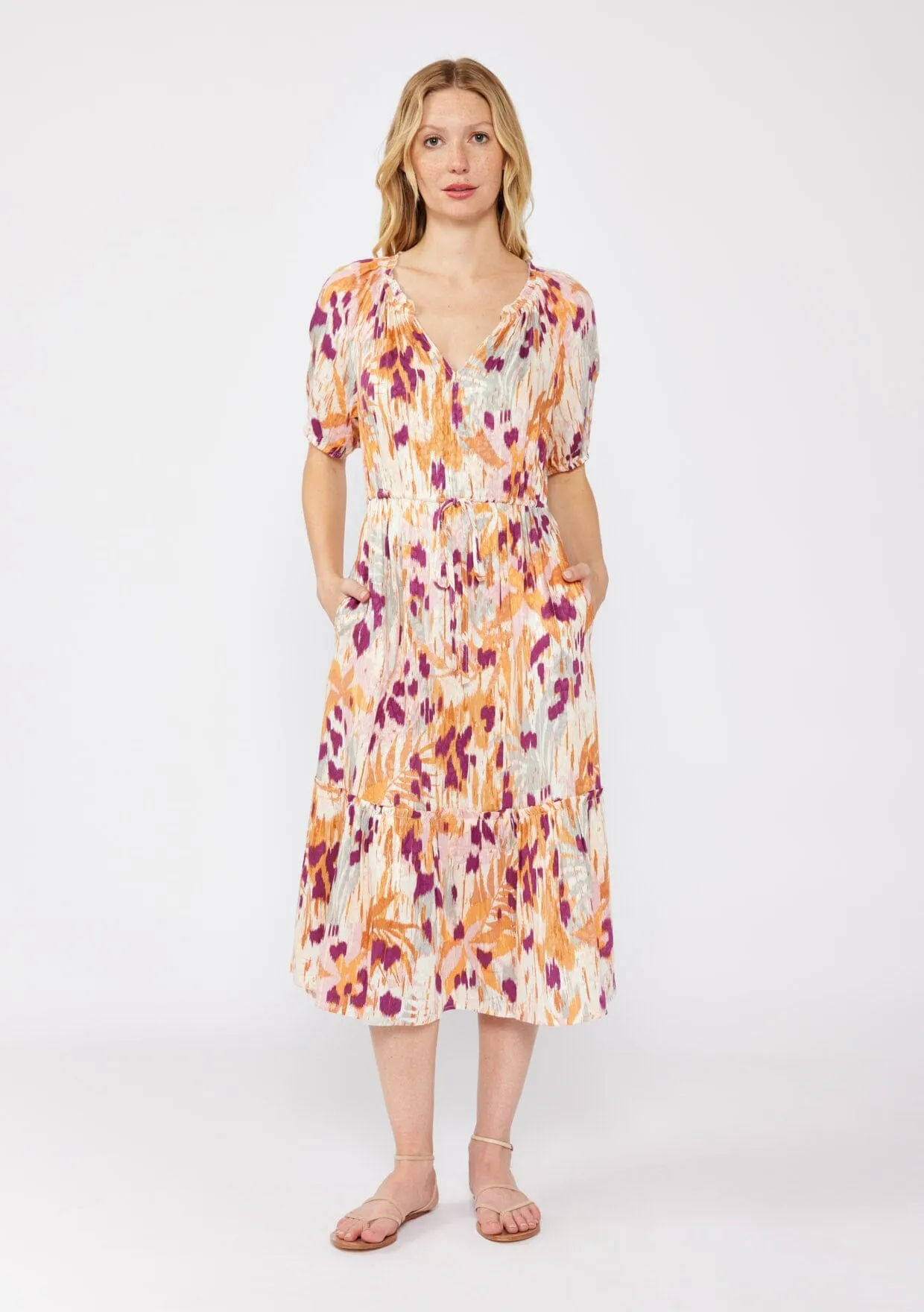 Terra Spice Midi Dress