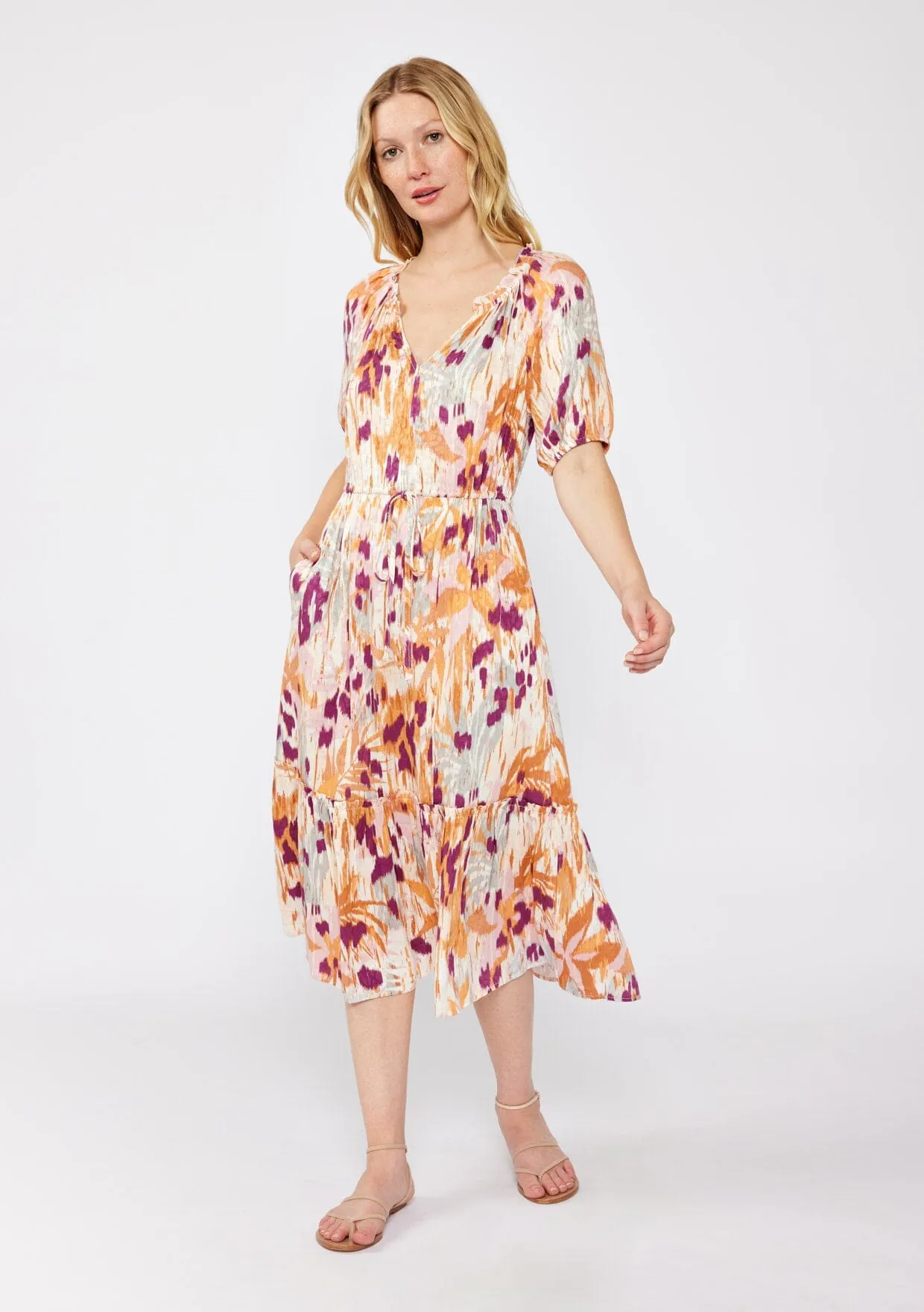 Terra Spice Midi Dress