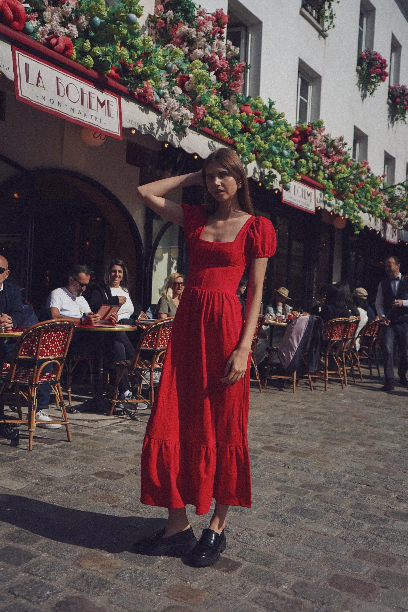 The Cornelia Dress - Red