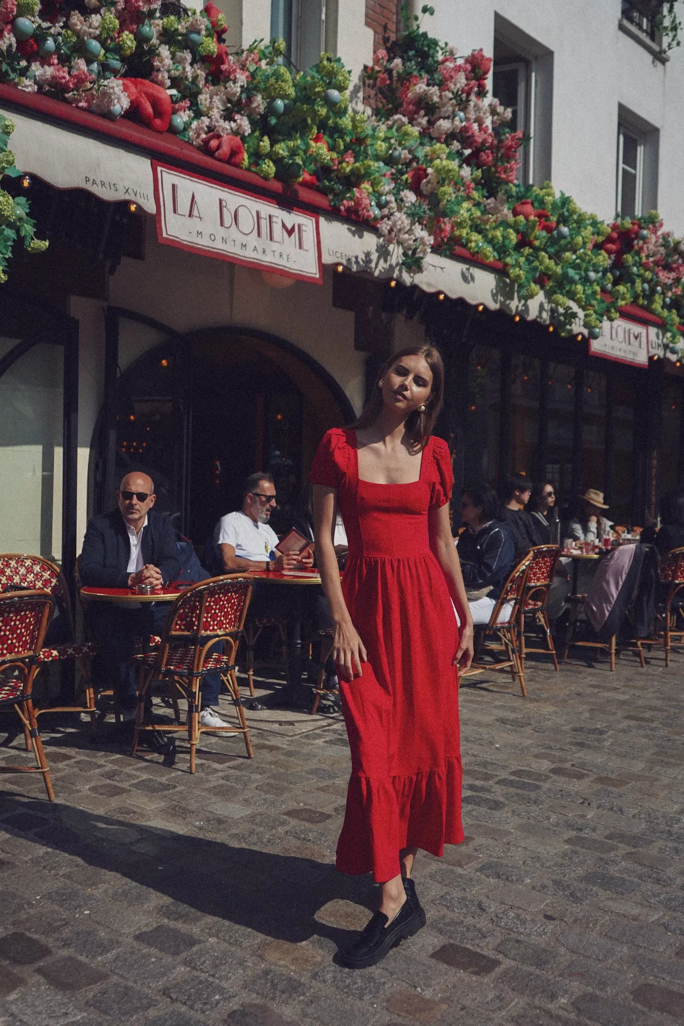 The Cornelia Dress - Red