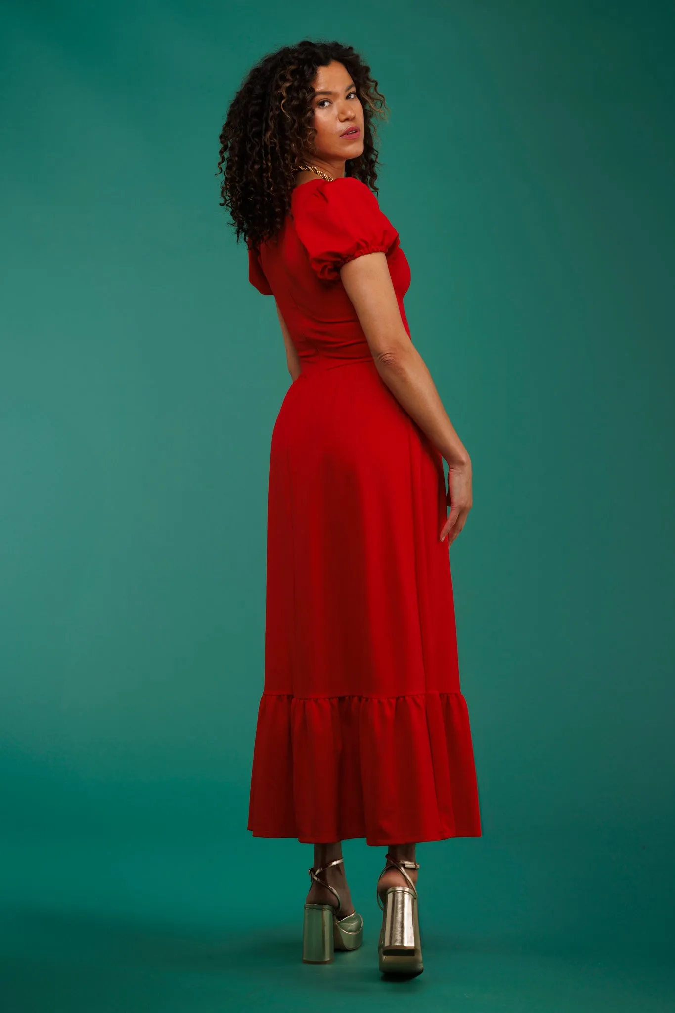 The Cornelia Dress - Red