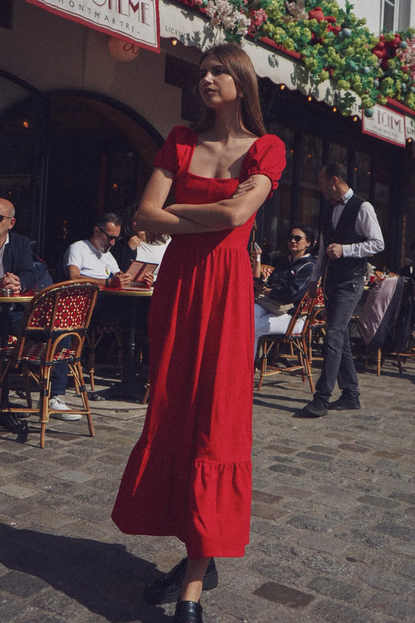 The Cornelia Dress - Red