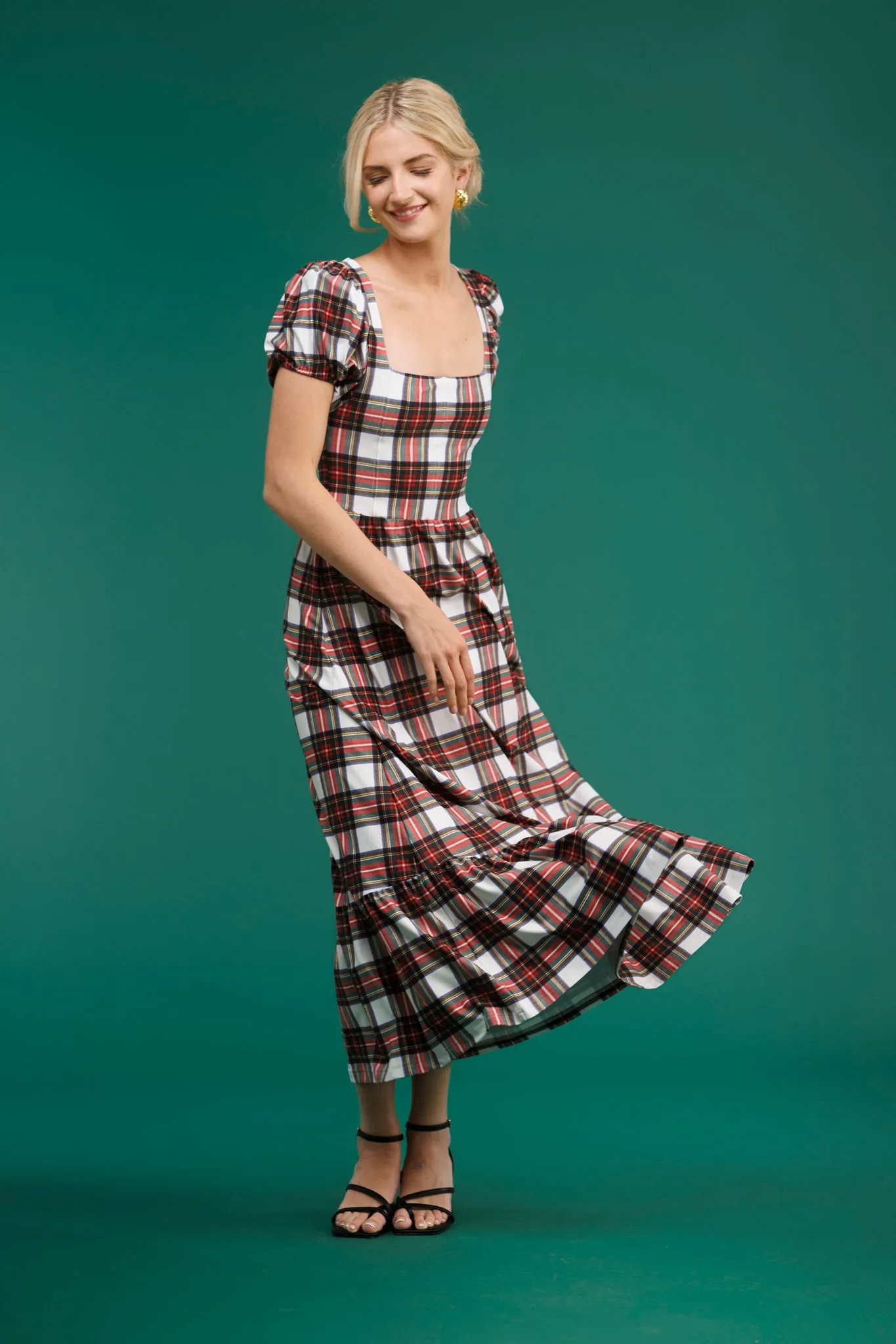 The Cornelia Dress - Winter Tartan