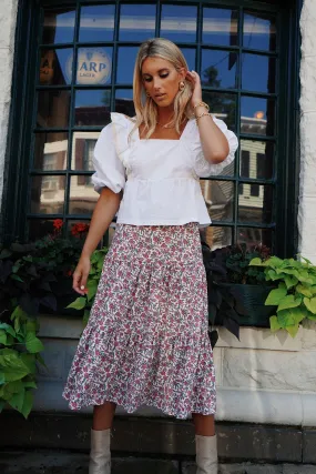 The Jocelyn Skirt - Desert Rose