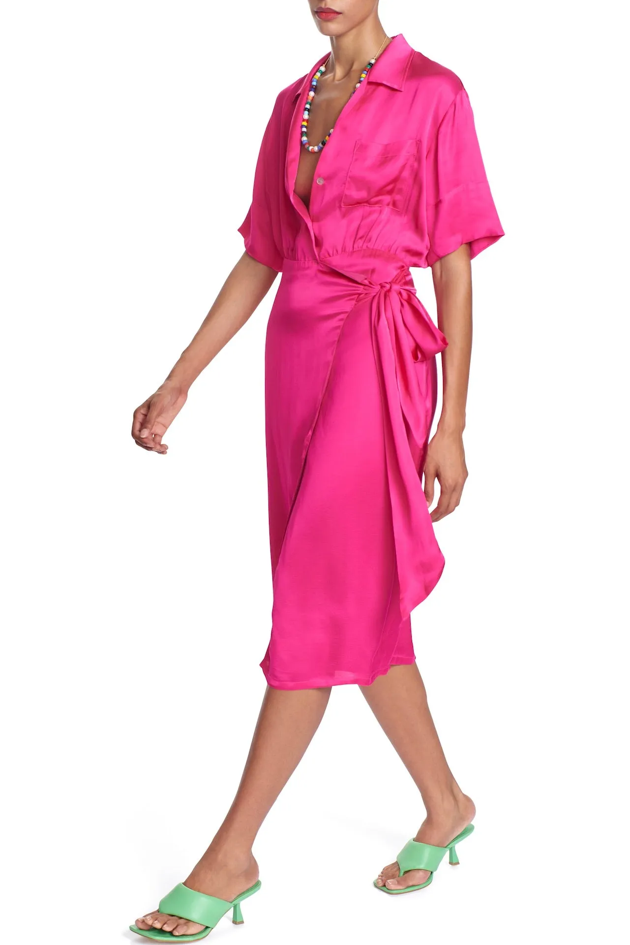 THE PEARSON DRESS - Satin