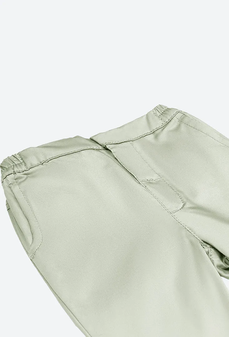 The Perfect Babies Slim Fit Pants - Fog Green