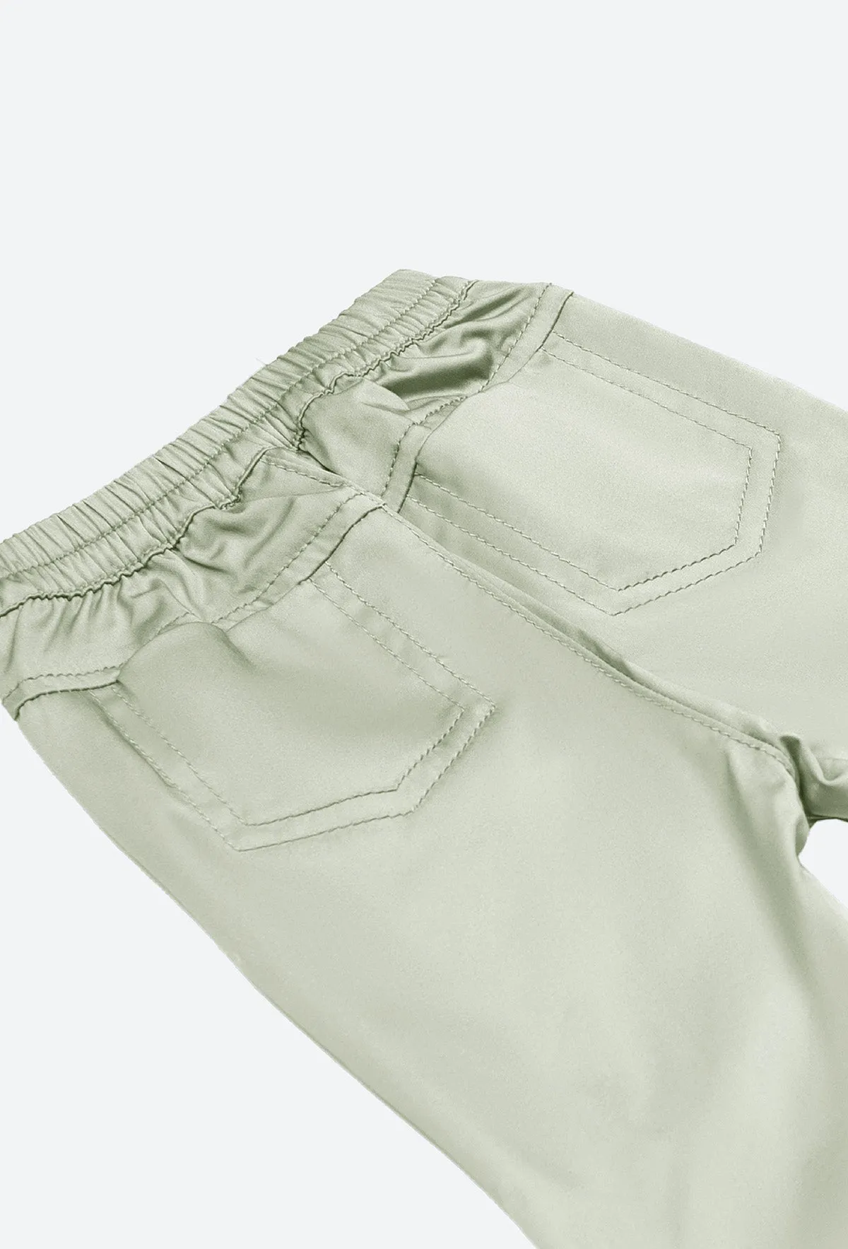 The Perfect Babies Slim Fit Pants - Fog Green