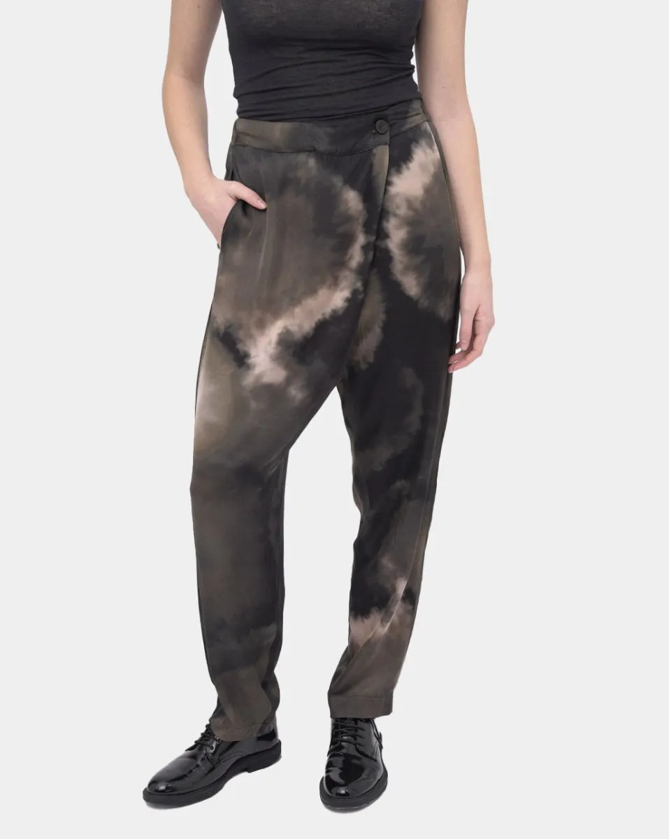 Tie-Dye Elastic Waist Pant