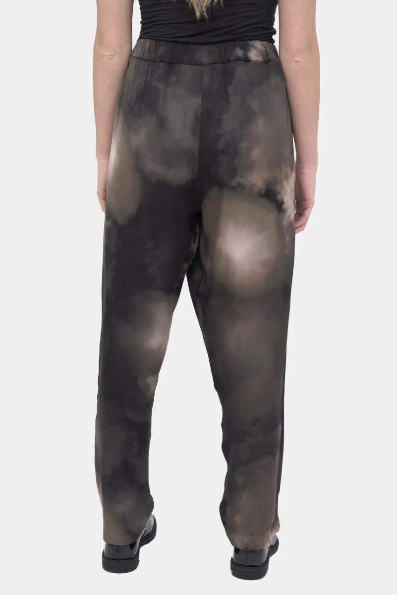 Tie-Dye Elastic Waist Pant