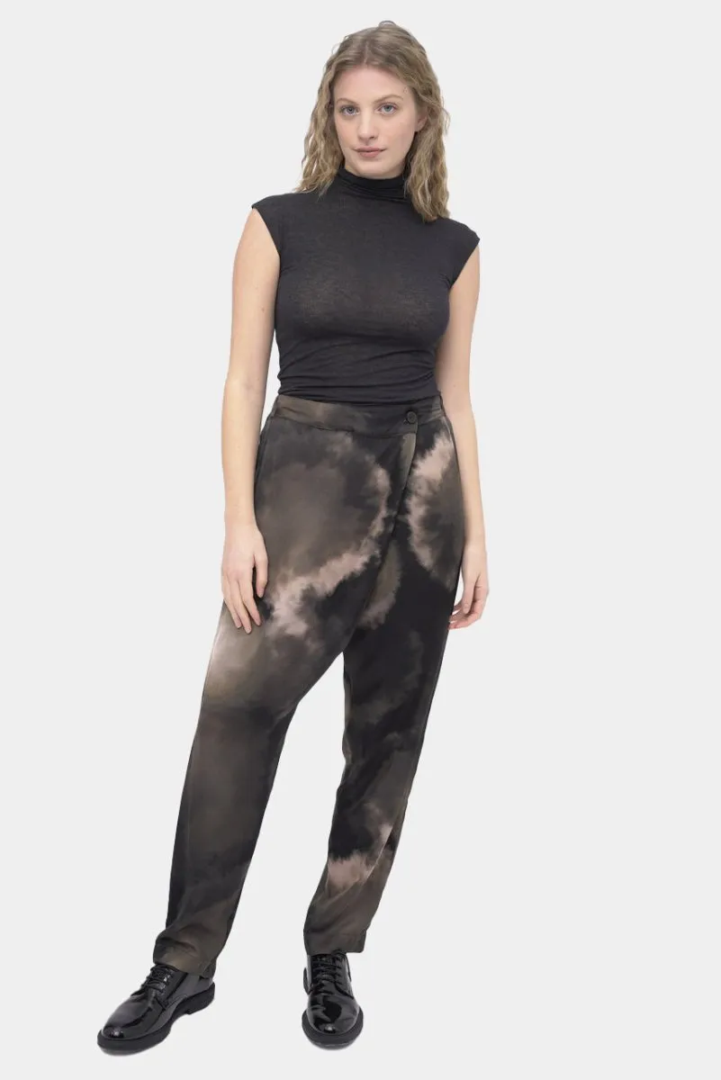 Tie-Dye Elastic Waist Pant