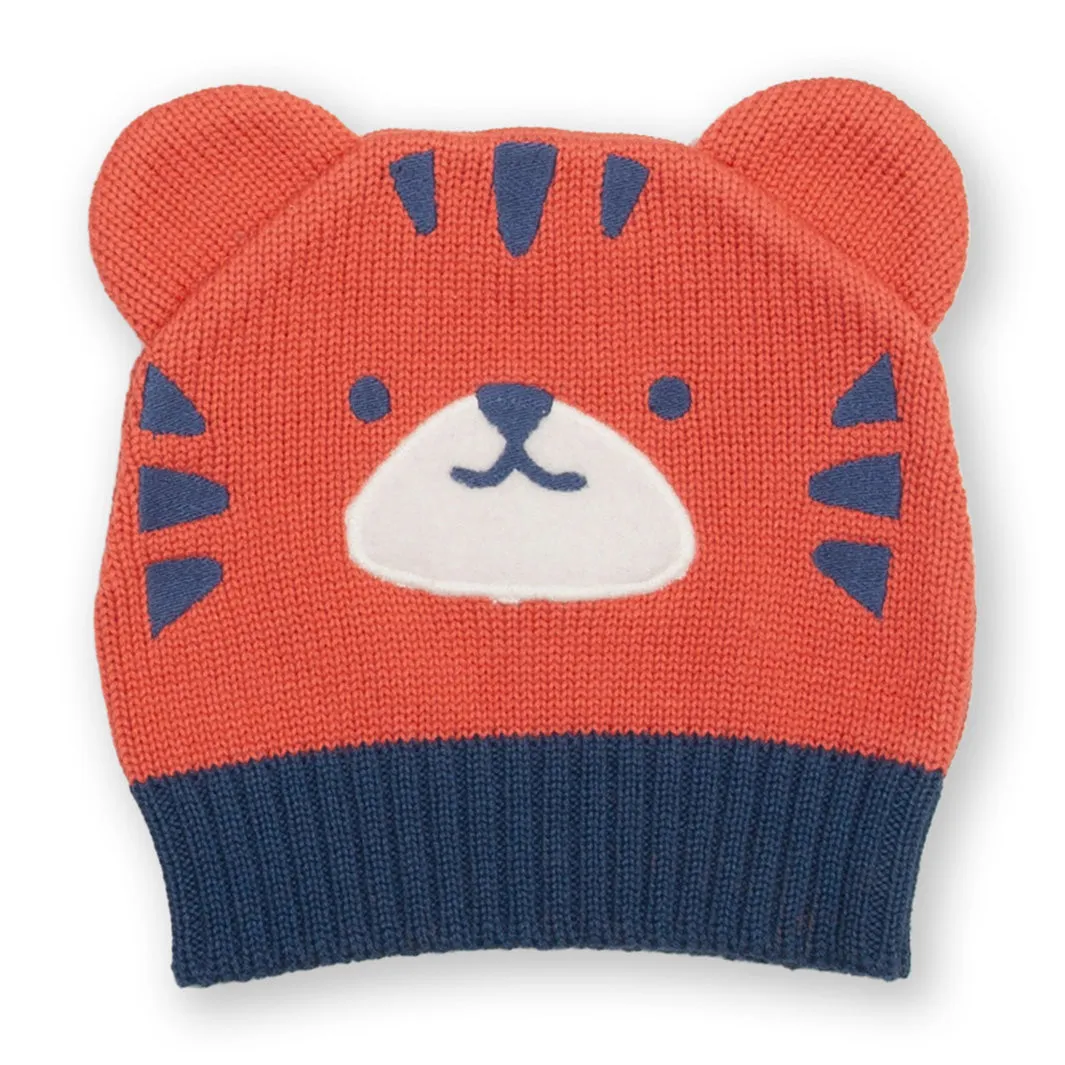 Tiger knit hat