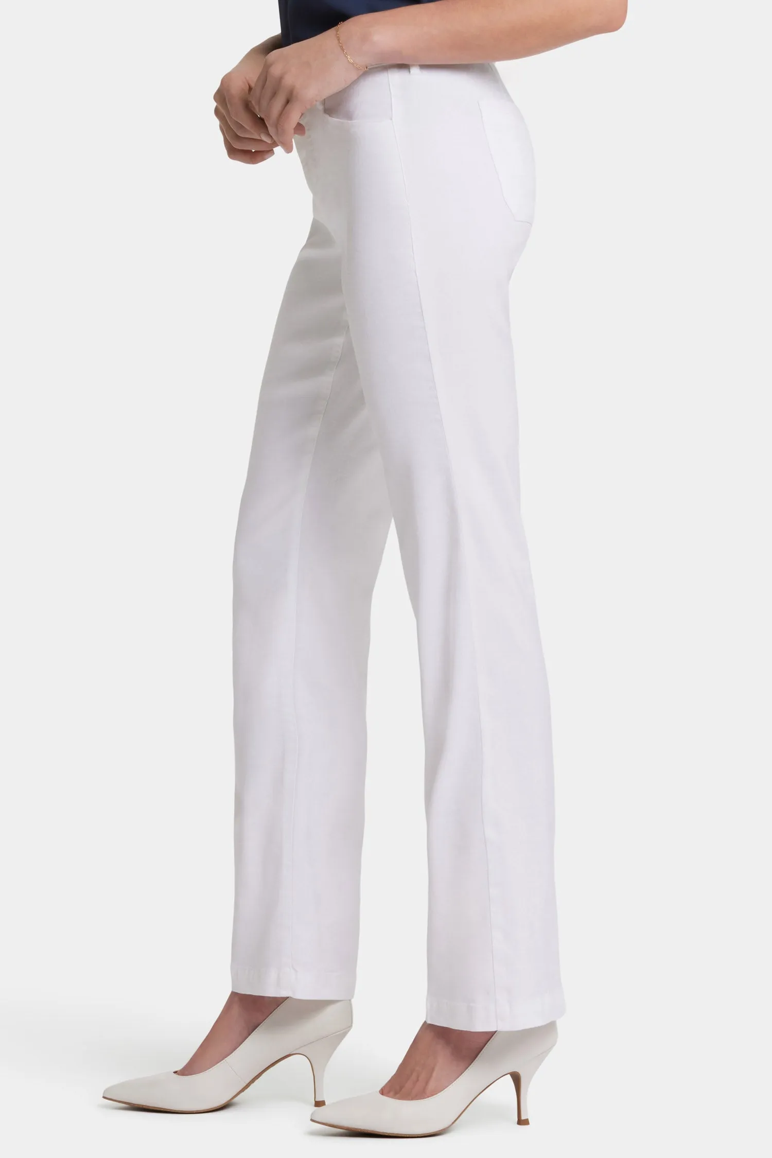 Trouser Pants In Petite - White