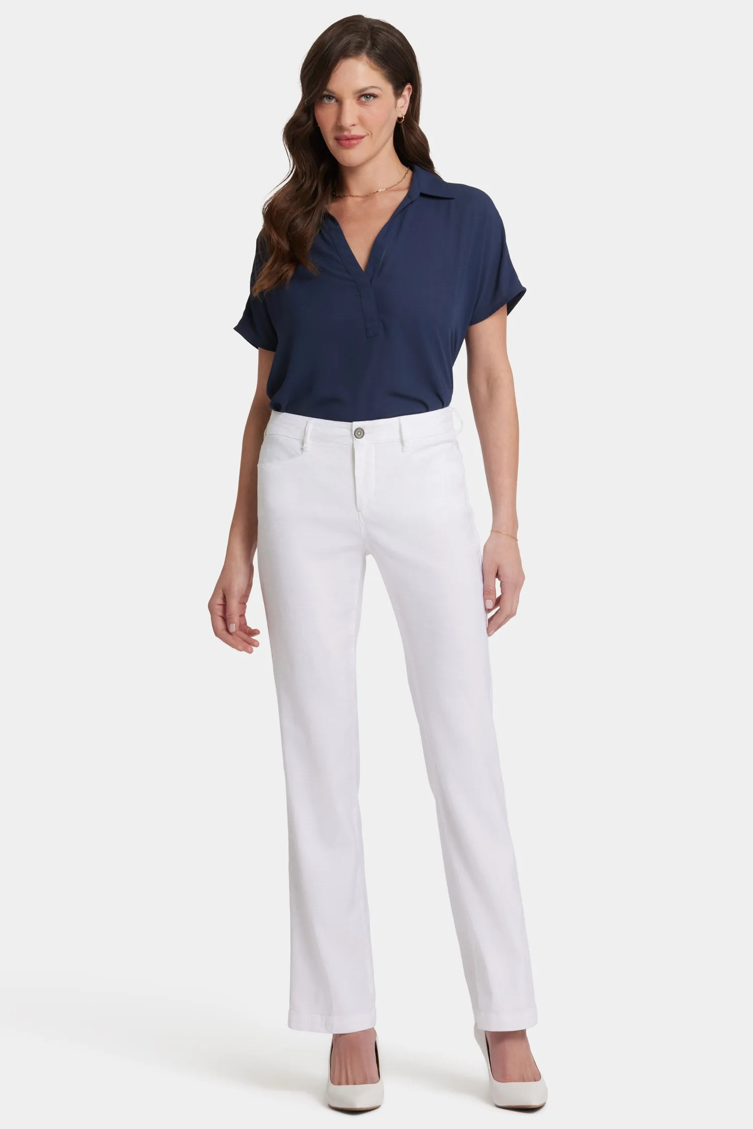 Trouser Pants In Petite - White