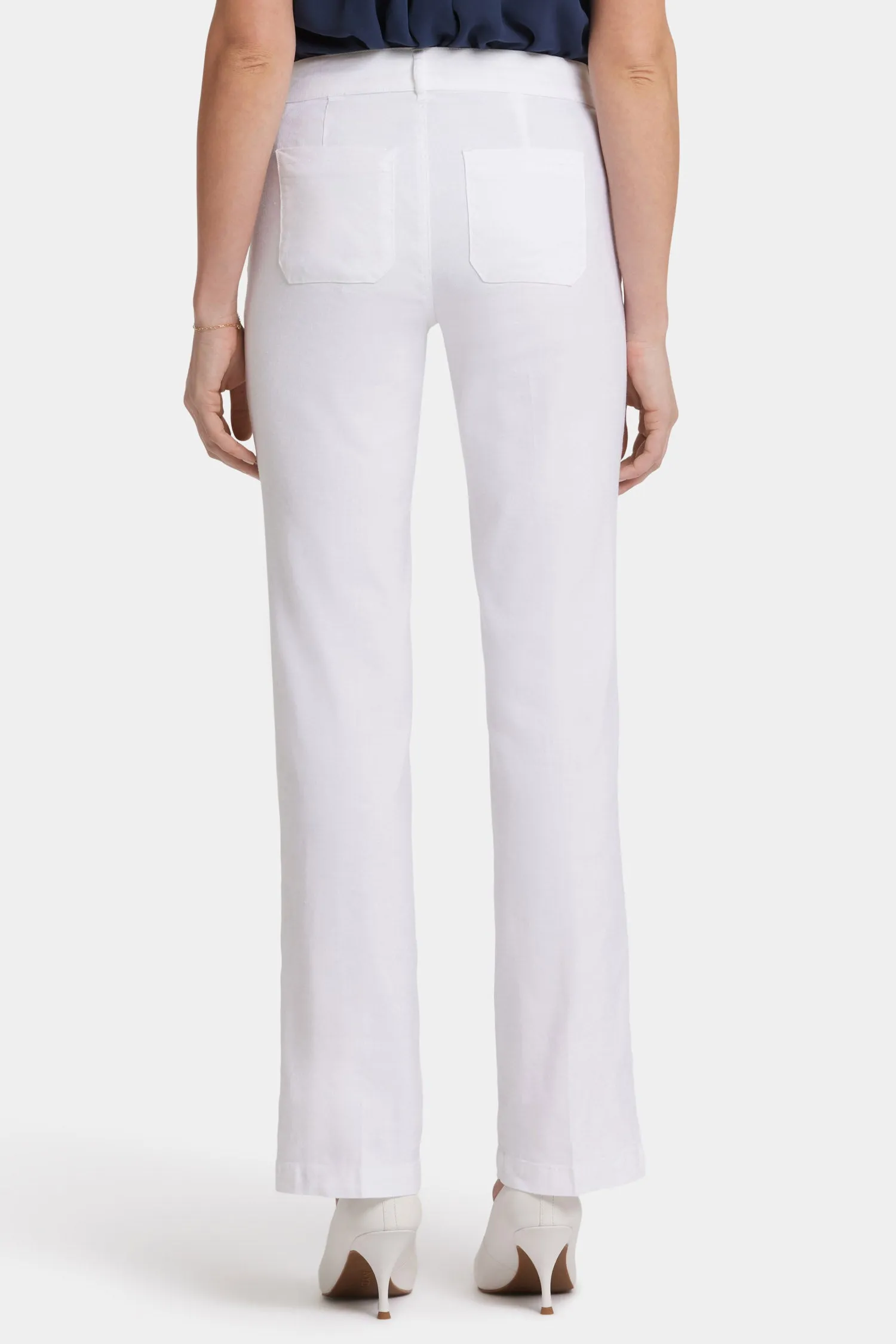 Trouser Pants In Petite - White