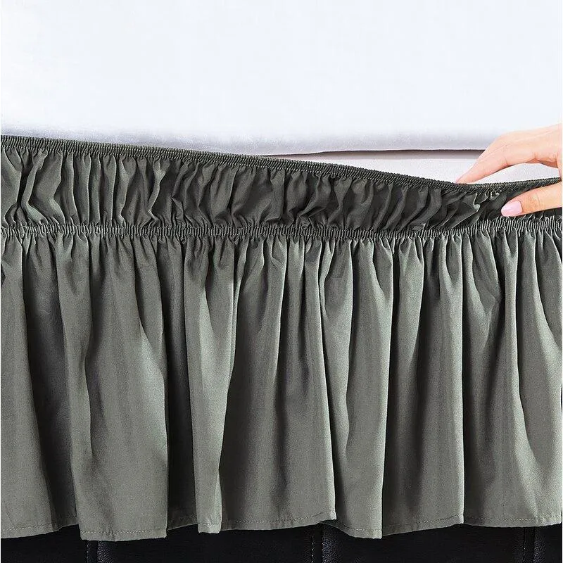 Undercliff Easy Wrap Elastic Ruffled 16 Bed Skirt