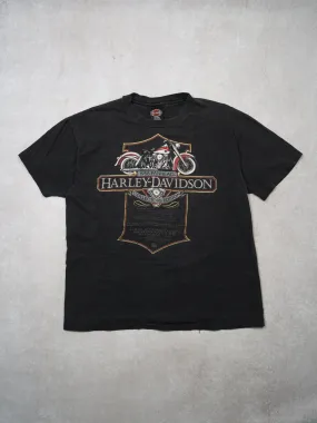 Vintage '87 Washed Grey Harley Davidson SC Tee (L)