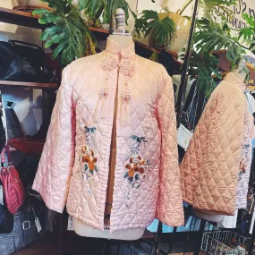 Vintage Quilted Silk Jacket