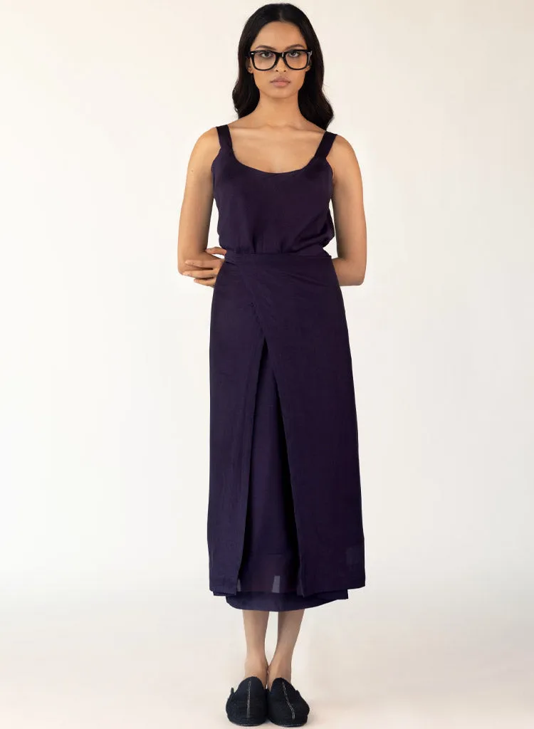 Violet Wrap Dress