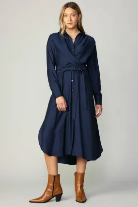 Wrap Tie Shirt Dress