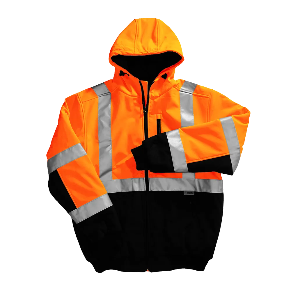 Xtreme Visibility Insulated Xtreme-Flex Soft Shell Hoodie Jacket