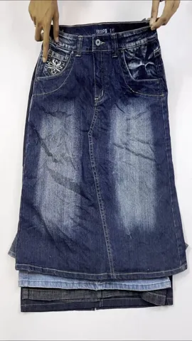 Y2K Unique Denim Midi Skirts (RE-173)