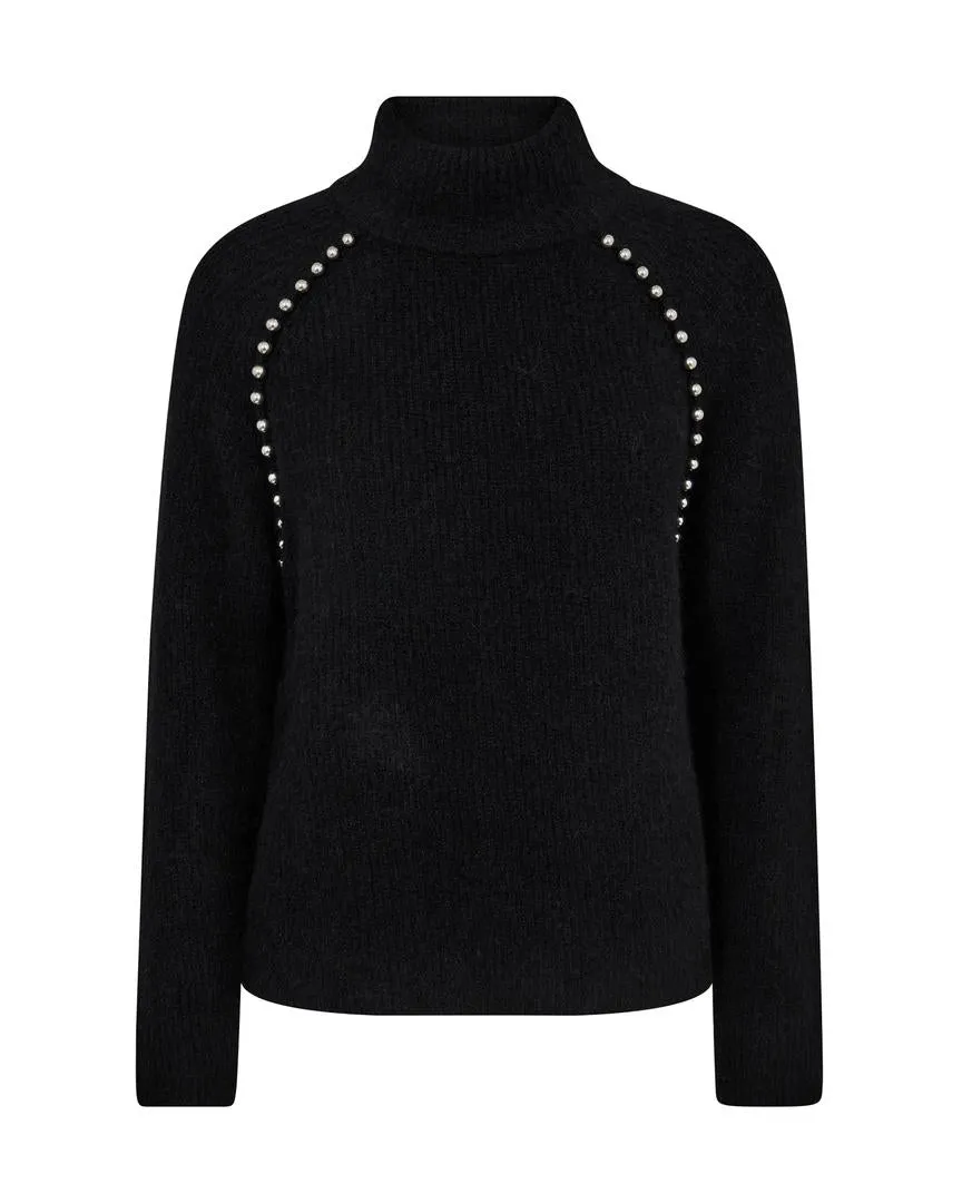 Zora Bead Highneck Knit